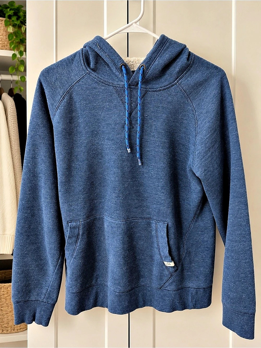 DSG Classic Fleece Sherpa Lined Hoodie Blue